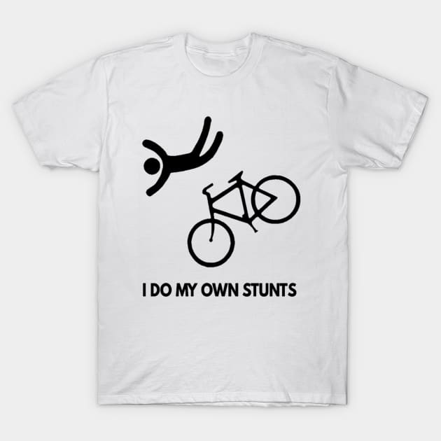 I Do My Own Stunts Cycling T-Shirt by Synithia Vanetta Williams